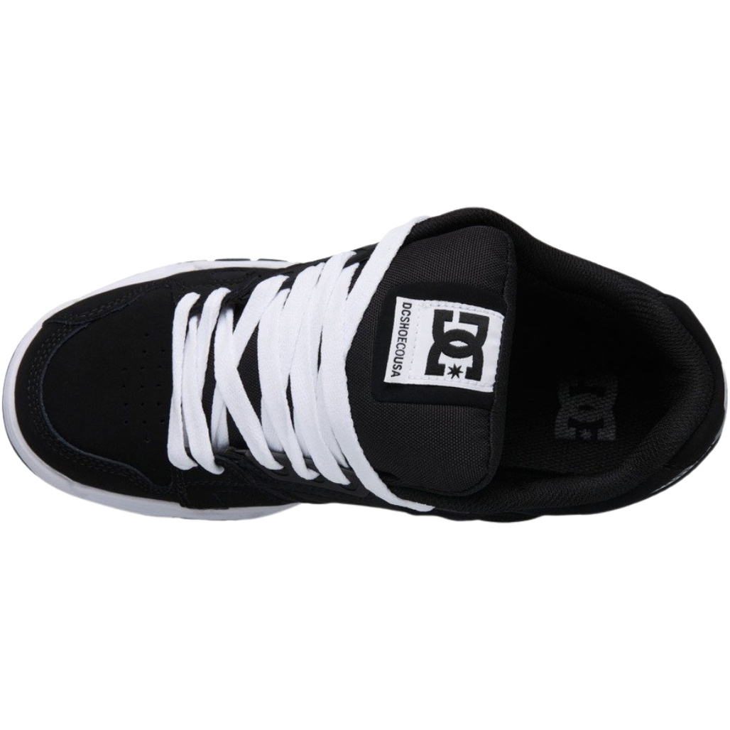 2026 DC Shoes Mens Stag Trainers 320188 - Black / Black / White